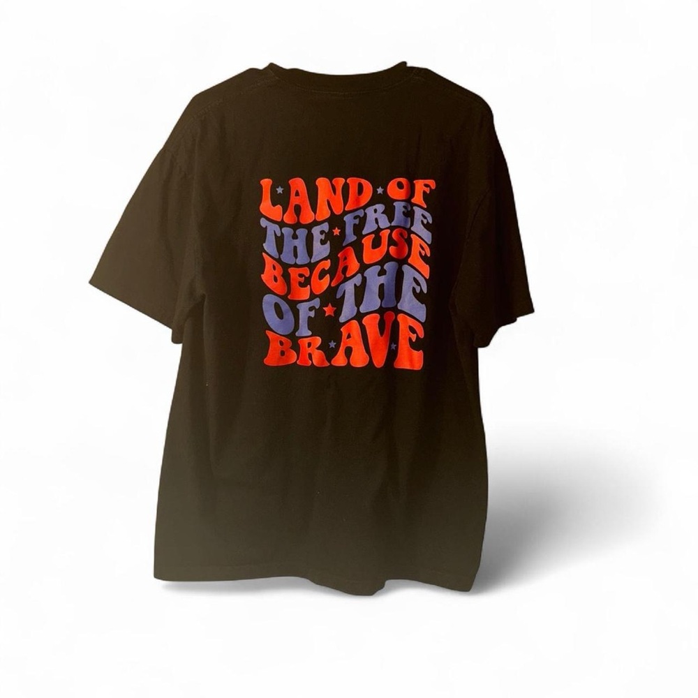 Land of the free women’s tee size 2XL